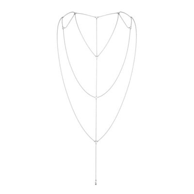 Bijoux Indiscrets - Magnifique Back & Cleavage Chain Silver
