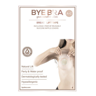 Bye Bra - Breast Lift & Silicone Nipple Covers A-C 4 Pairs