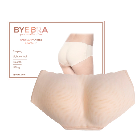 Bye Bra - Padded Panties Low Waist Beige M