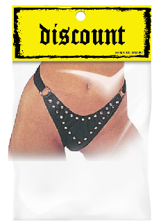 DISCOUNT LEATHER PANTIES WITH STUDS